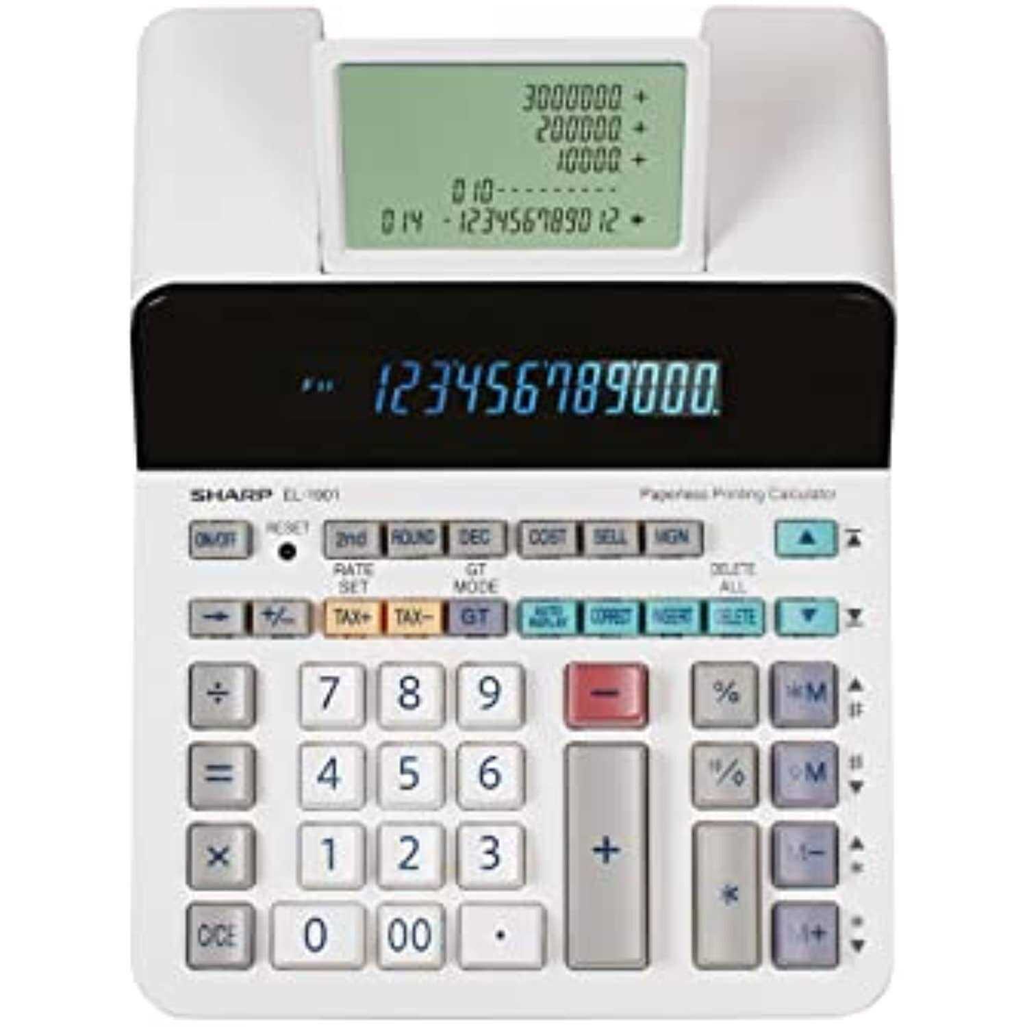 Sharp EL 1901 Paperless Printing Calculator - Image 3