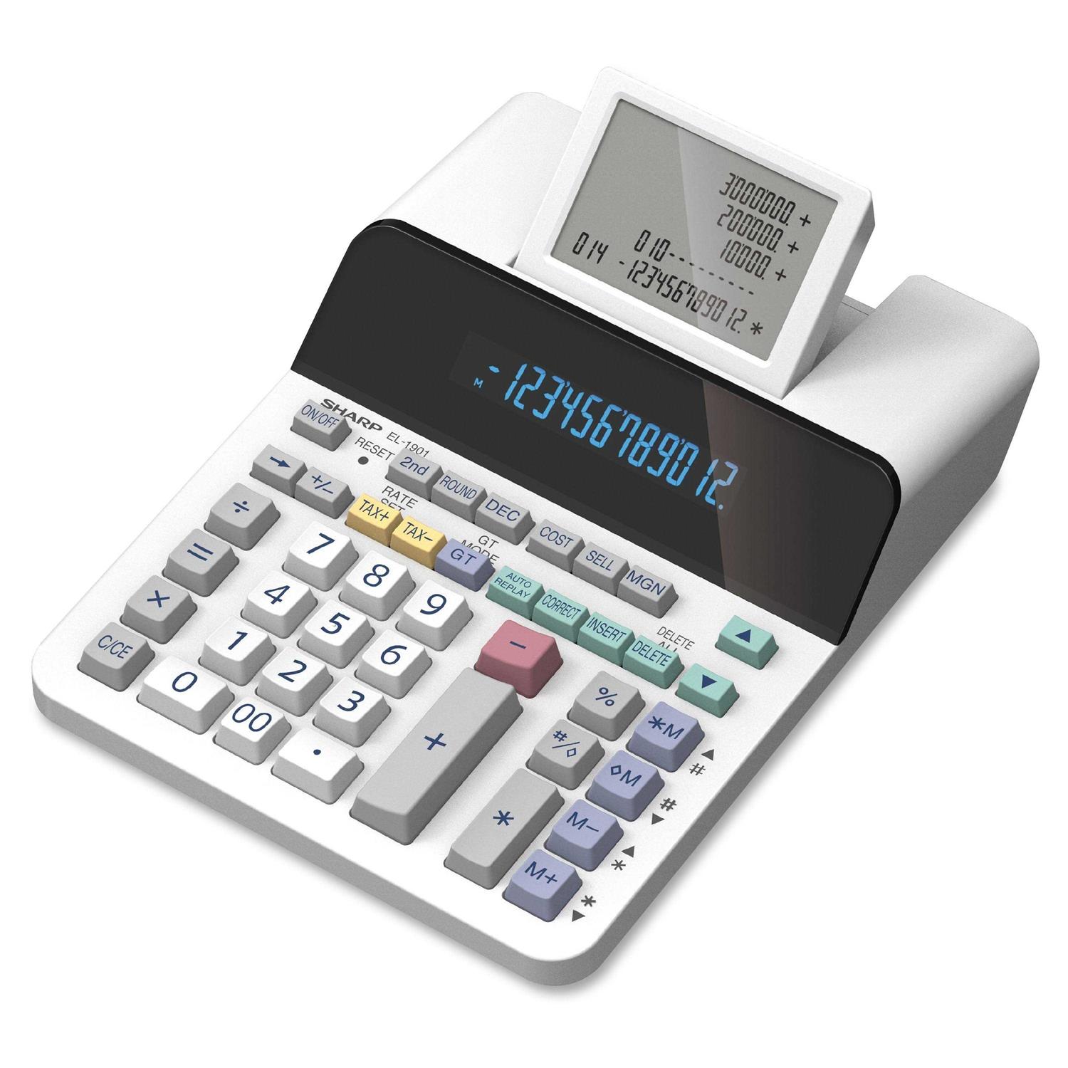Sharp EL 1901 Paperless Printing Calculator - Image 5