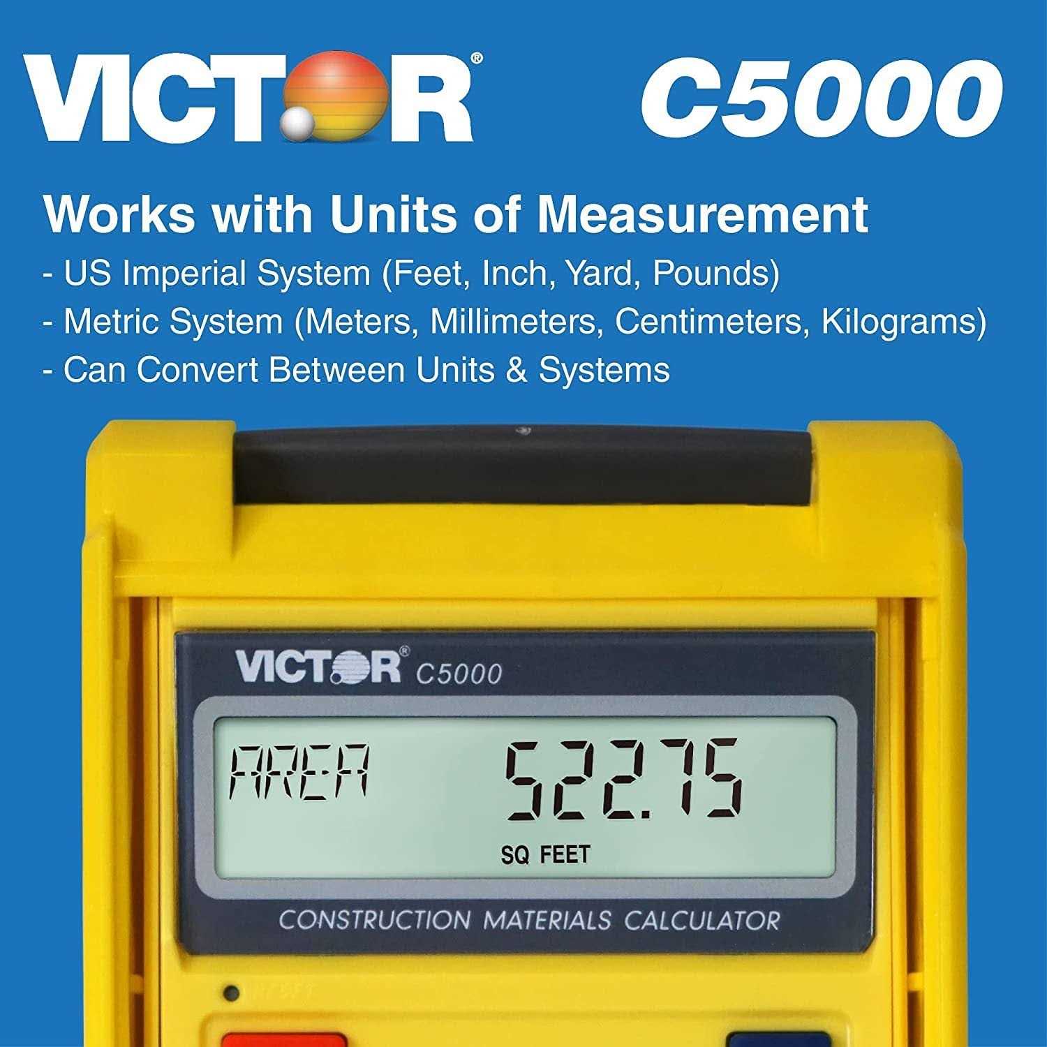 Victor C5000 Construction Materials Calculator - Image 2