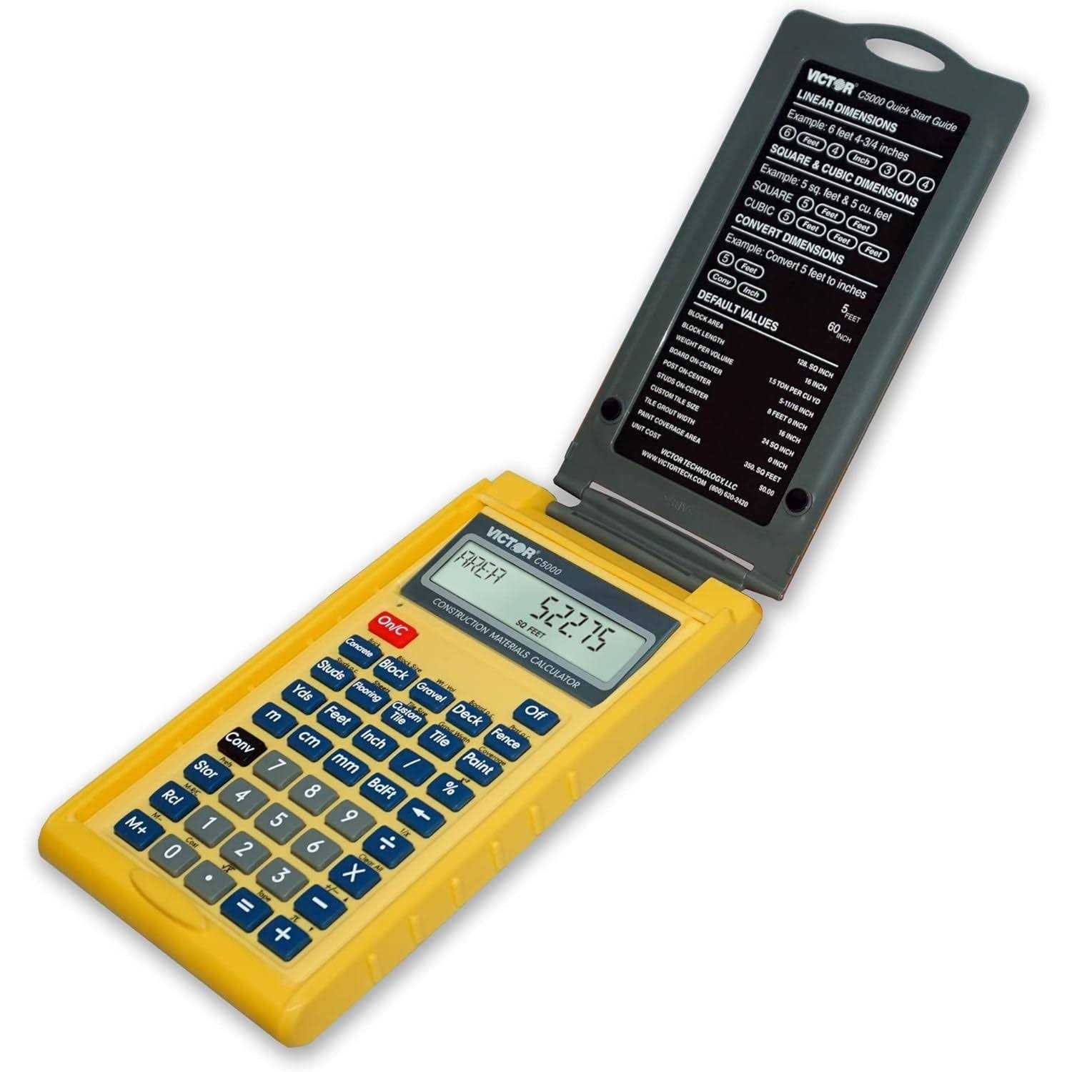 Victor C5000 Construction Materials Calculator - Image 3