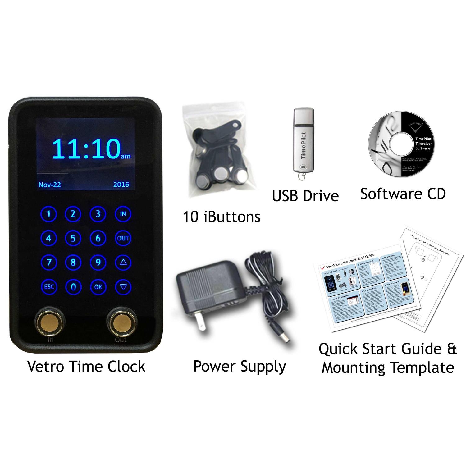 Timepilot Time Clock,Touchscreen 4520 - Image 5