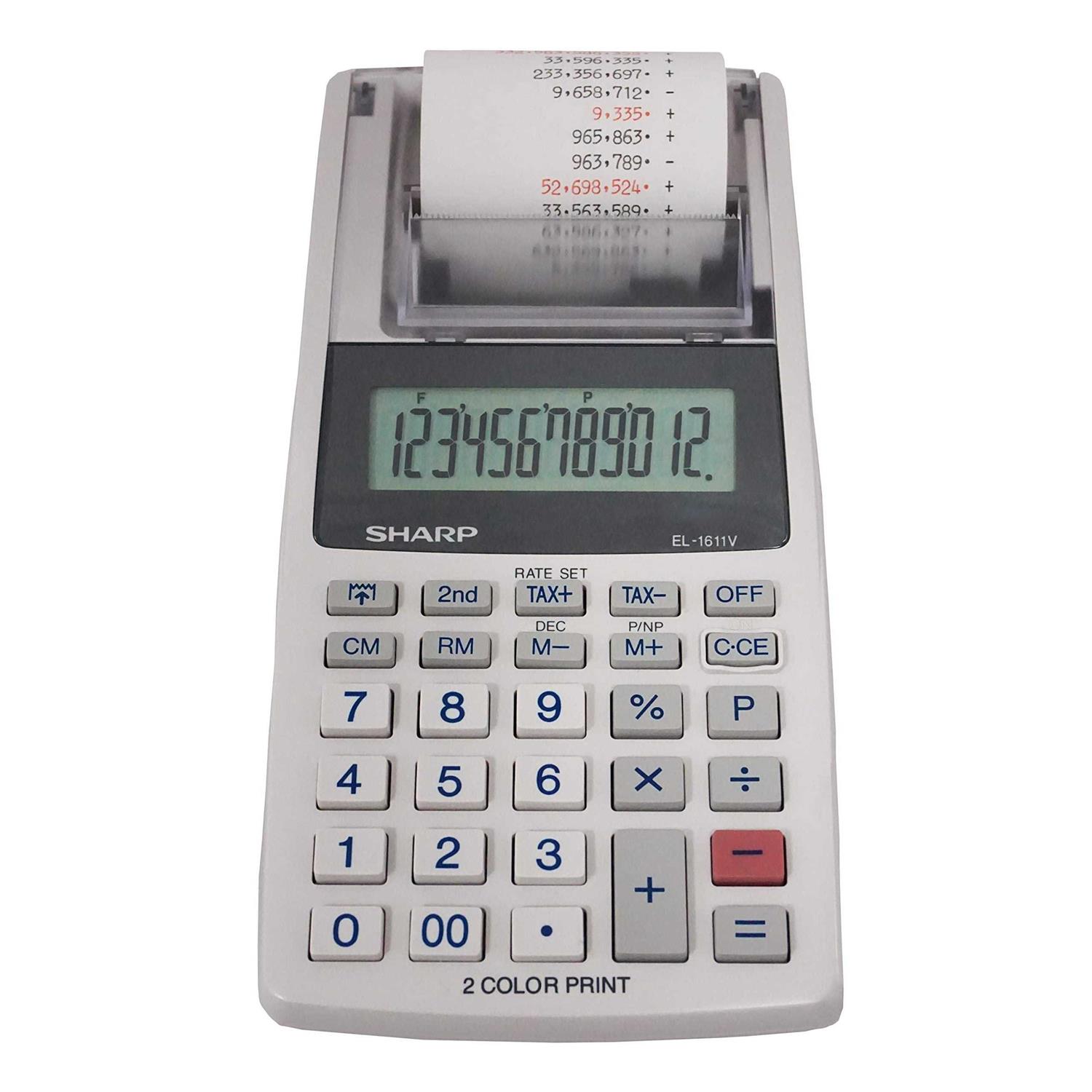 Sharp EL-1611V Printing Calculator