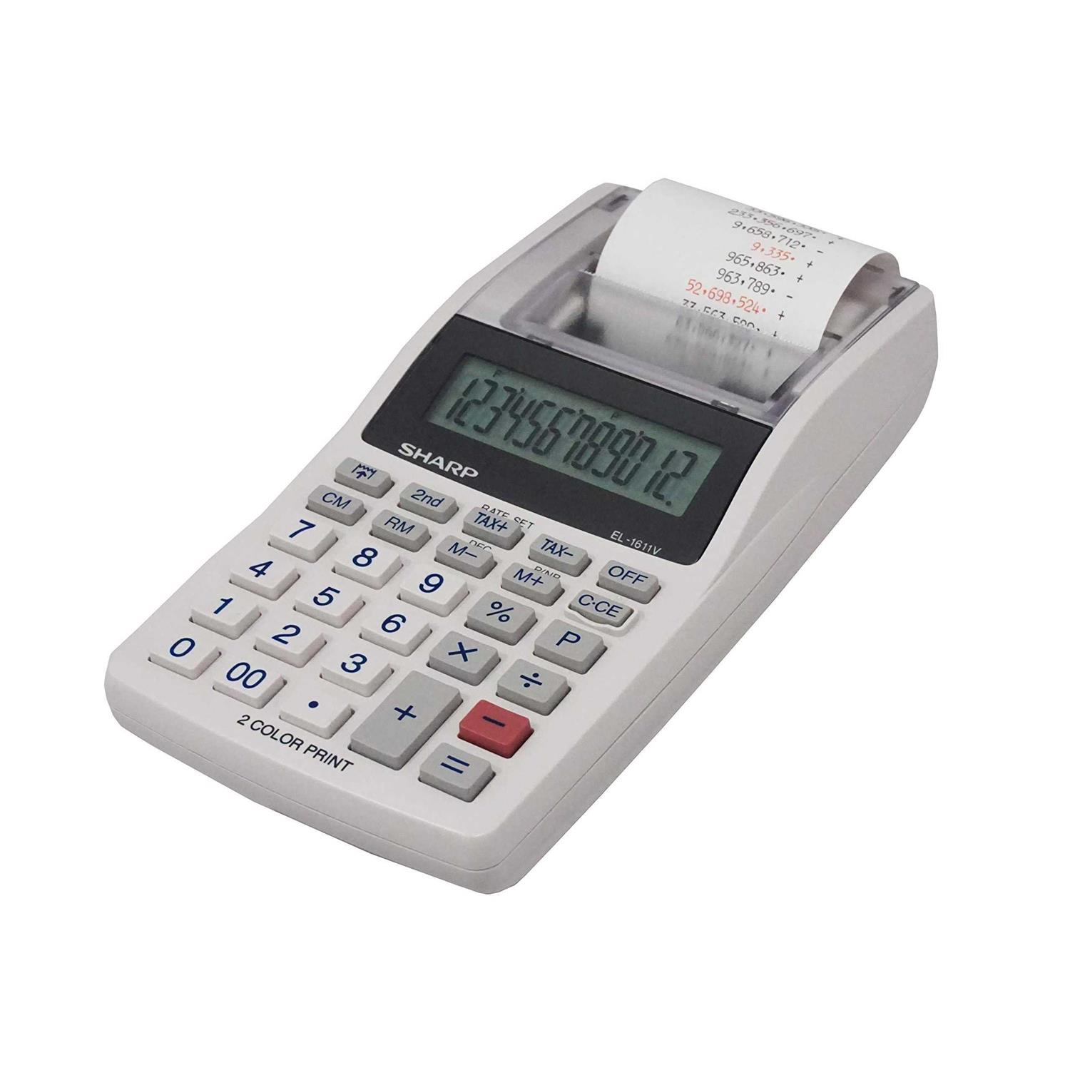 Sharp EL-1611V Printing Calculator - Image 4