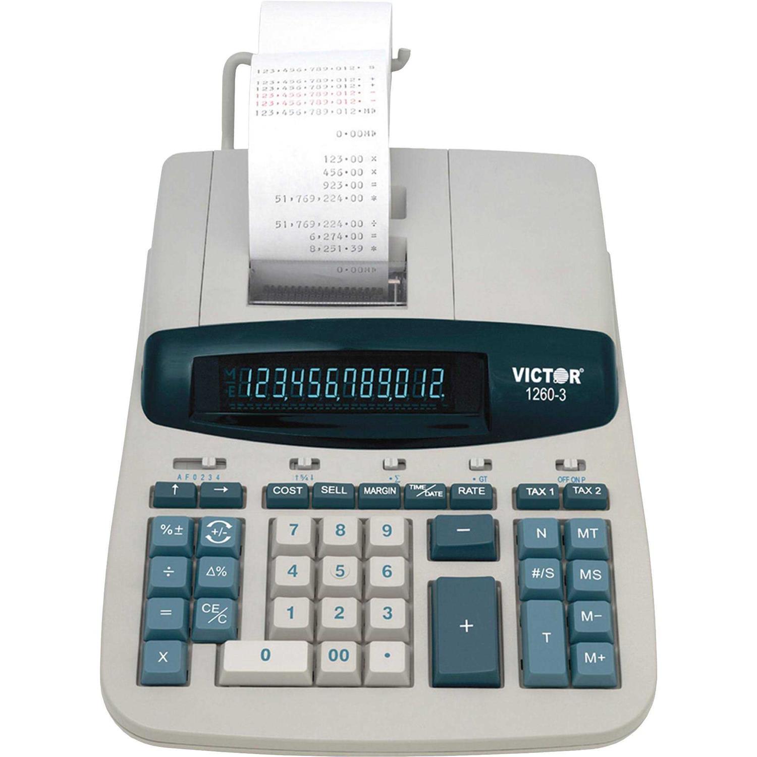 Victor 1260-3 Desktop Printing Calculator - Image 4