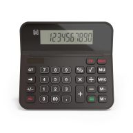 Tru RED Staples 10-Digit Battery/Solar Powered Basic Calculator