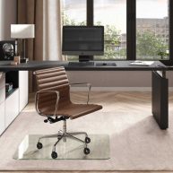 Vitrazza 42 x 48 Glass Office Chair Mat