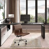Vitrazza 42 x 48 Glass Office Chair Mat