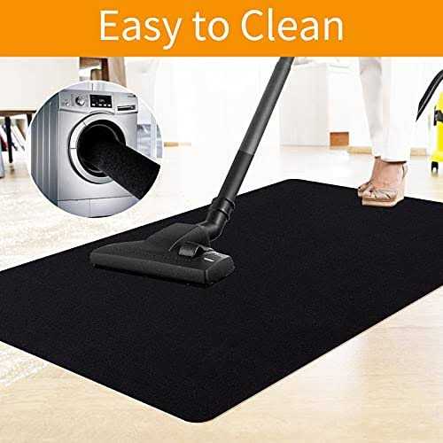 FMVIOL Office Chair Mat For Hardwood & Tile Floor 55×35 Computer Gaming Rolling Chair Mat - Image 2