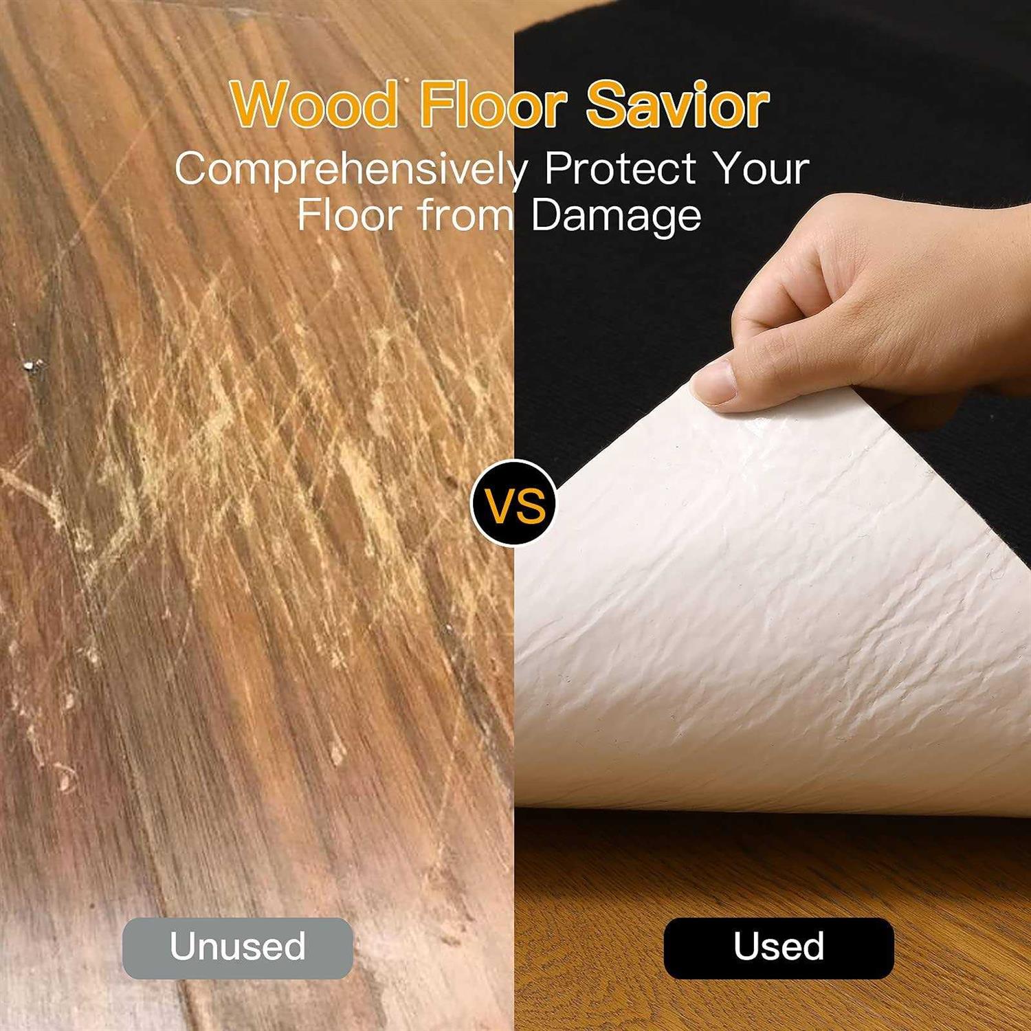 FMVIOL Office Chair Mat For Hardwood & Tile Floor 55×35 Computer Gaming Rolling Chair Mat - Image 5