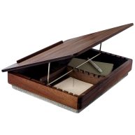Rossie Home Acacia Wood Easel Lap Desk with Storage