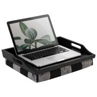 Rossie Home Wood Lap Tray with Detachable Pillow