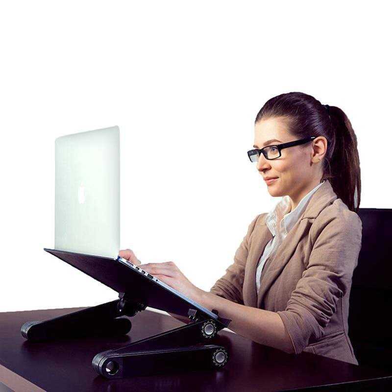 Uncaged Ergonomics WorkEZ Professional Laptop Stand WEPB - Image 3