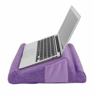 THE DUO Laptop 2.0 Memory Foam Laptop Pillow with Side Pockets Portable Laptop Desk with Multi-Angle Viewing for Travel and Work from Home Set