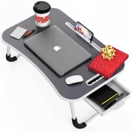 Foldable Standing Laptop Desk/Bed Tray TV, Eating Bed