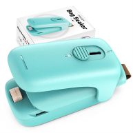 TYHJOY Mini Chip Bag Sealer, Handheld Heat Vacuum Sealer and Cutter
