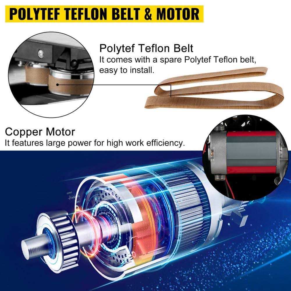 VEVOR Silver Automatic Continuous Band Sealer Digital Temperature Control Vertical Automatic Sealing Machine for Bag Film - Image 2