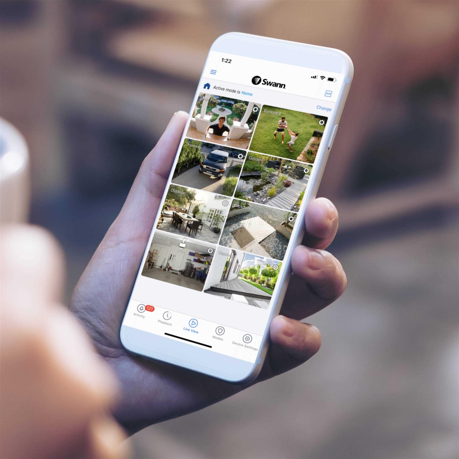 Swann Hardwired Indoor & Outdoor DVR Security Camera System - Image 3