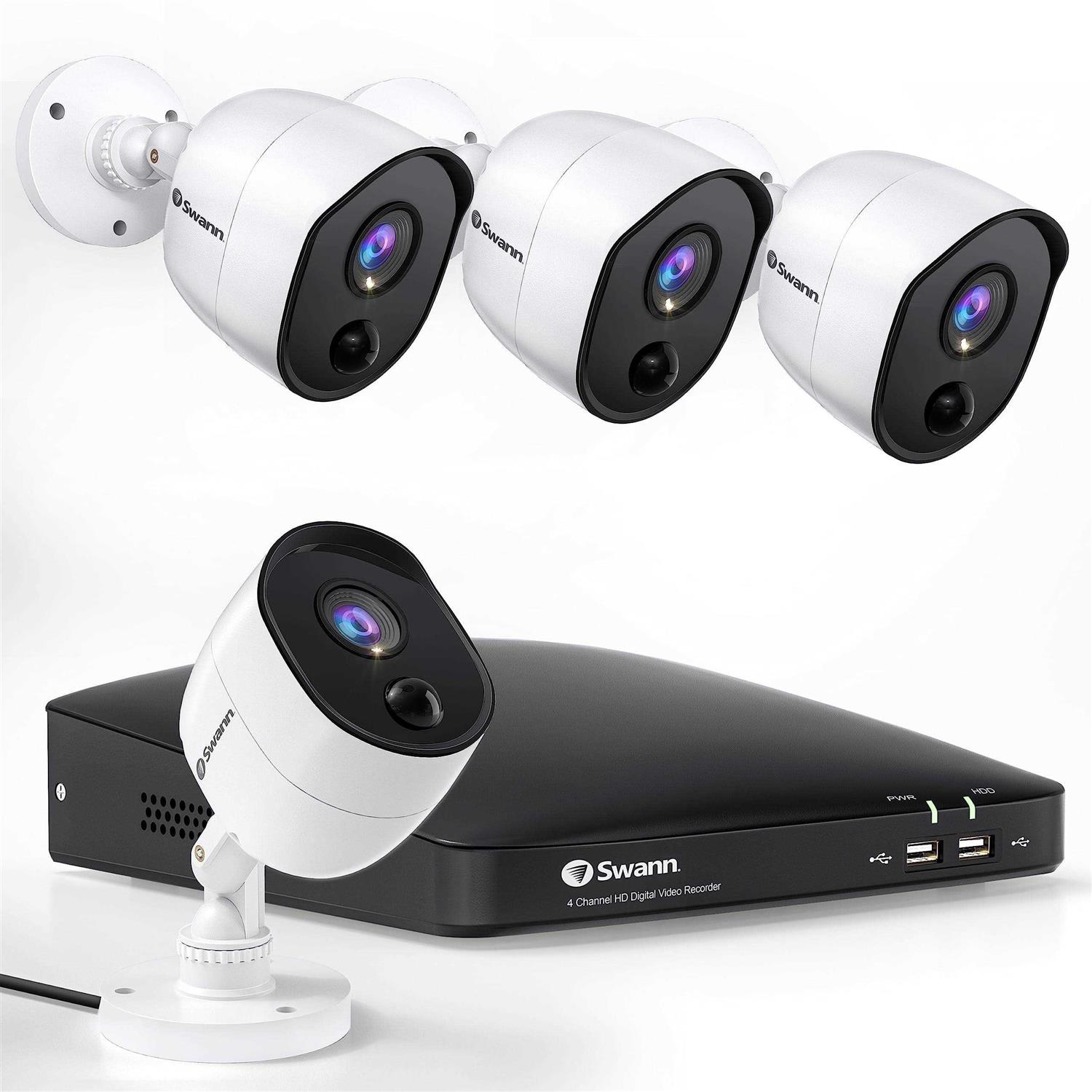 Swann Hardwired Indoor & Outdoor DVR Security Camera System - Image 4