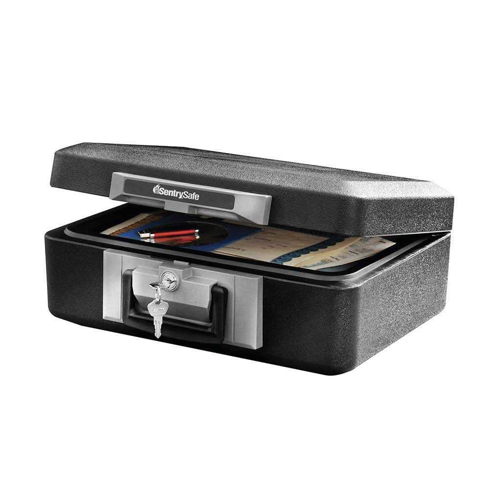 SentrySafe 1160 Fire-Resistant Box Safe with Key Lock 0.25 cu. ft