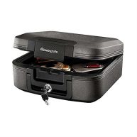 SentrySafe Fireproof and Waterproof Safe Box with Key Lock, Fire and Water Chest Safe for Valuables