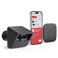 X-Sense Driveway Alarm Long Range Solar Powered Smart Driveway Alarm