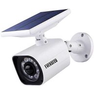 EVERSECU Outdoor Motion Sensor Solar Lights Dummy Decoy Fake Security Camera