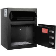 VEVOR Cub Depository Safe, Deposit Safe with Drop Slot, Electronic Code Lock and 2 Emergency Keys