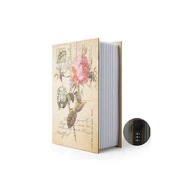 Small Sized Diversion Book Safe Storage Box Dictionary Secret Safe Can with Security Combination Lock/Key