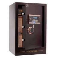 Tigerking Burglary Digital Security Safe Box for Home Office Double Safety Key Lock and Password Safes