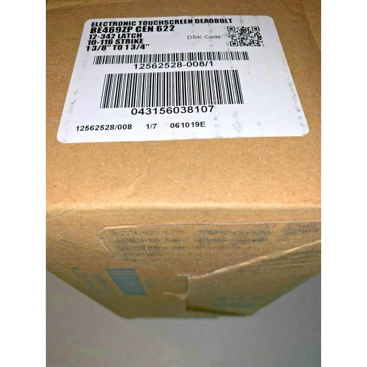 Schlage Be469zp CEN 622 Connect Smart Deadbolt with Alarm in Matte Black - Image 3