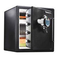 SentrySafe Sfw123btc Fire-Resistant and Water-Resistant Safe with Fingerprint Biometric Lock