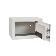 Stalwart Digital Safe Box Steel Lock Box with Keypad, 2 Manual Override