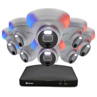 Swann Enforcer 8-Channel 8-Dome Camera Indoor/Outdoor Wired 1080p 1TB DVR Security Camera System