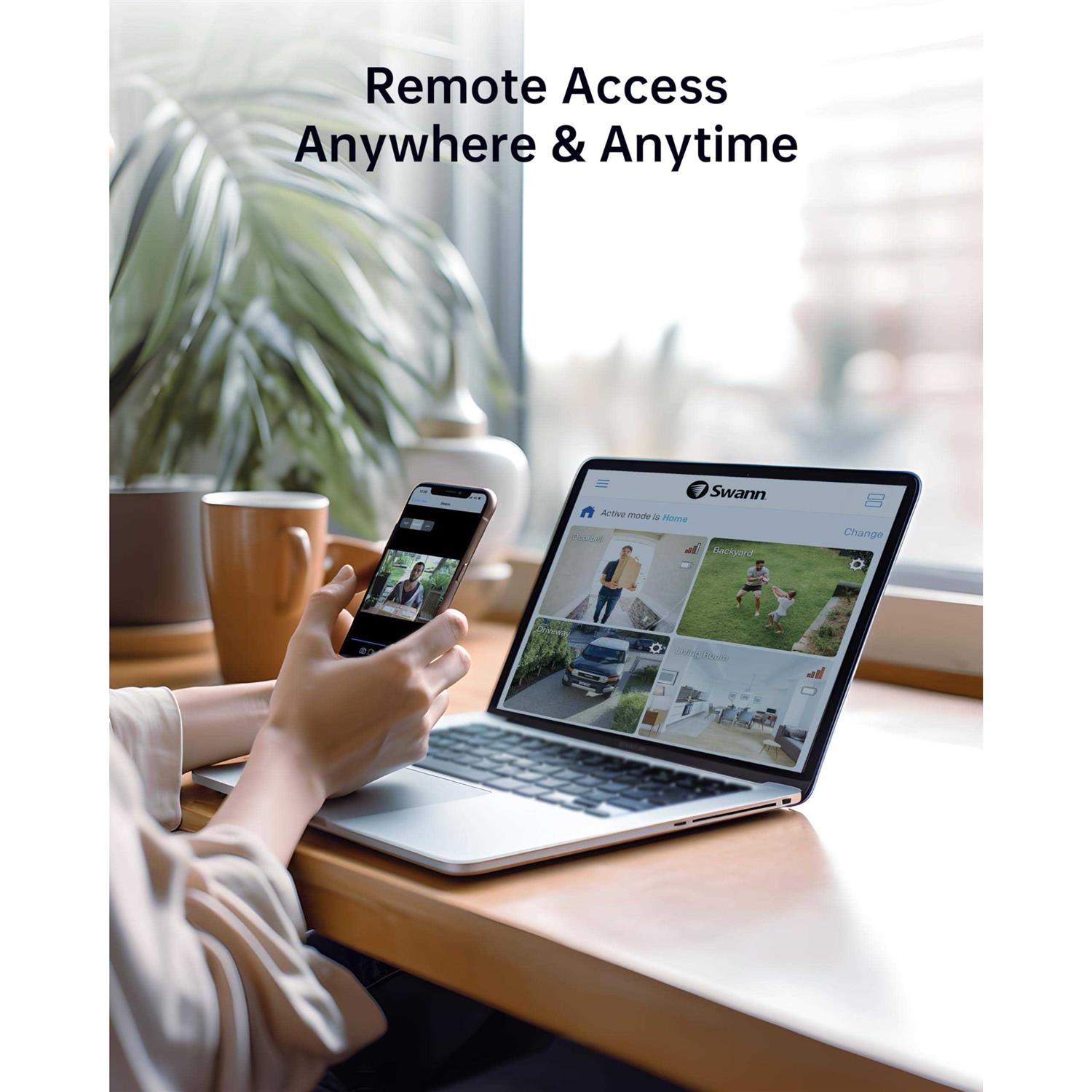 Swann Enforcer 8-Channel 8-Dome Camera Indoor/Outdoor Wired 1080p 1TB DVR Security Camera System - Image 5