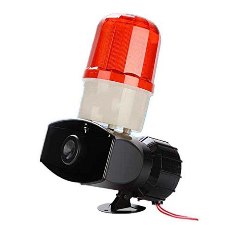 Sound and Light Loud Alarm Siren with Strobe Light Industrial Led Warning Light Horn Siren Alarm 115dB 60W LTE-1101