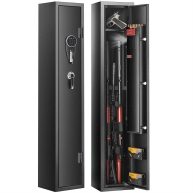 VEVOR Gun Safe Rifle Safe with Digital Keypad or Fingerprint & Lock