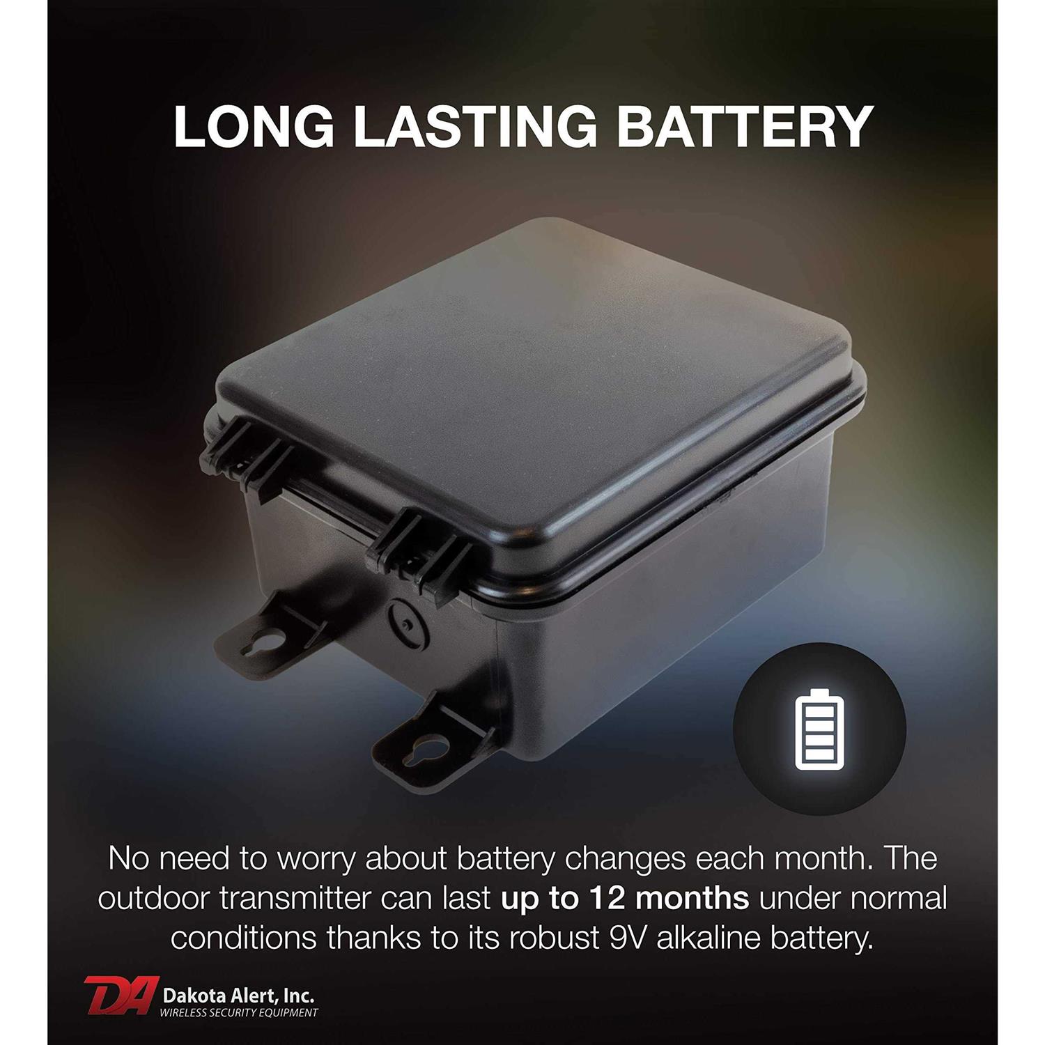 Dakota Alert DCRH-4000 Rubber Hose Wireless Driveway Alarm System - Image 4