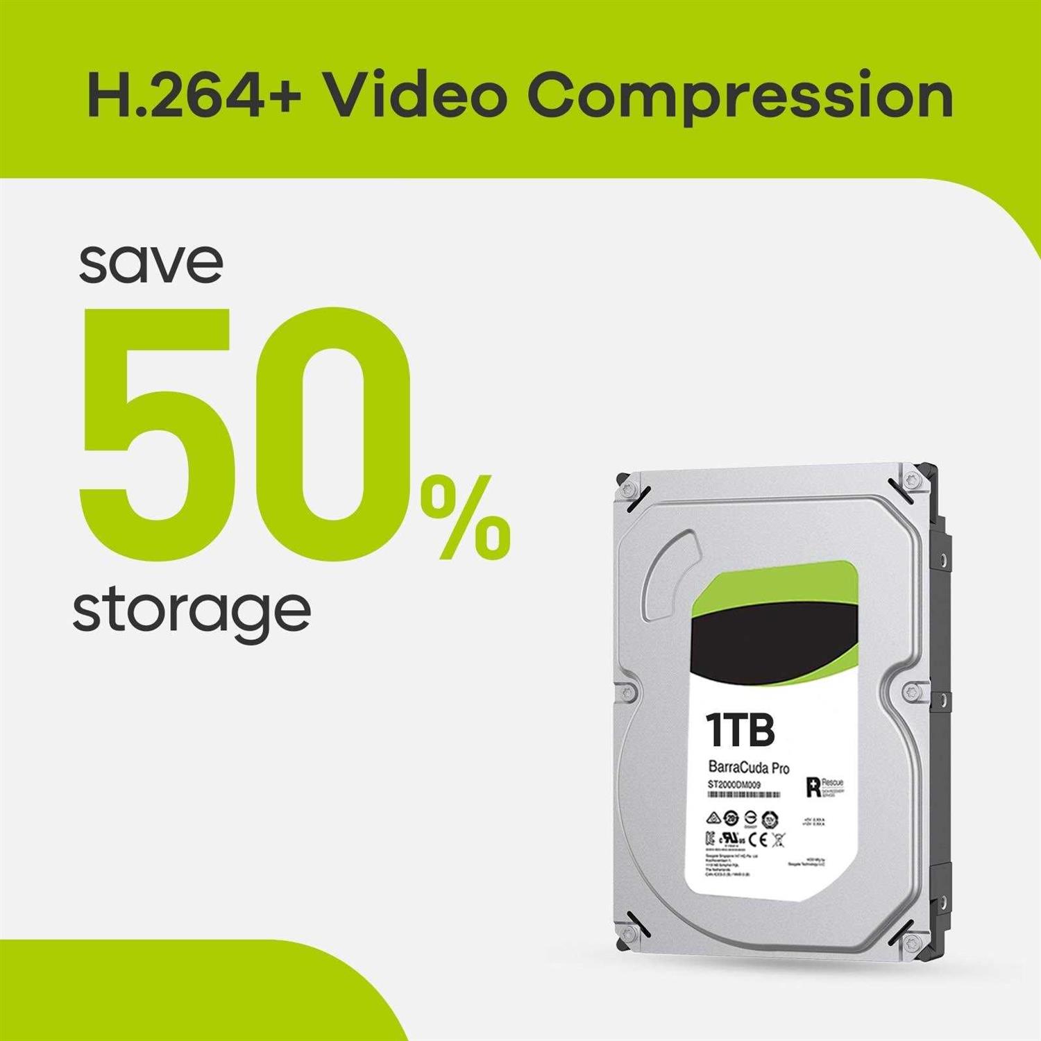 SANNCE 8CH 1080p Full HD 5-in-1 Hybrid Digital Video Recorder DVR Security Camera System - Image 2