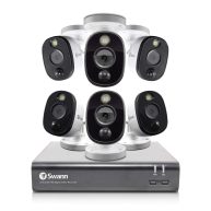 Swann 8-Channel 6-Camera Indoor/Outdoor Wired 1080p 1TB DVR Surveillance System
