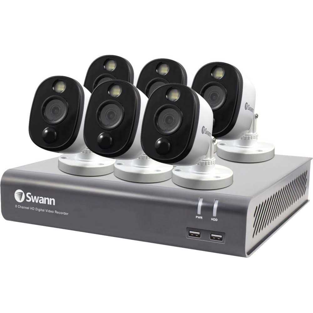 Swann 8-Channel 6-Camera Indoor/Outdoor Wired 1080p 1TB DVR Surveillance System - Image 5
