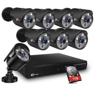 Xvim 8Ch 1080P Outdoor Night Vision Security