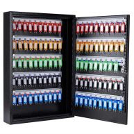 UMEKEN Key Box Wall Mount Position Metal Valet Key Cabinet Lock Box with Key Tags