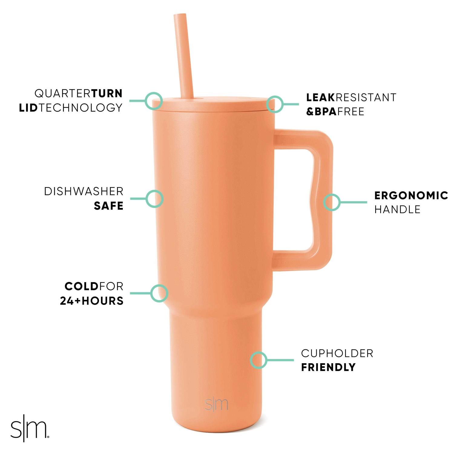 Simple Modern 40 oz Tumbler with Handle and Straw Lid - Image 2