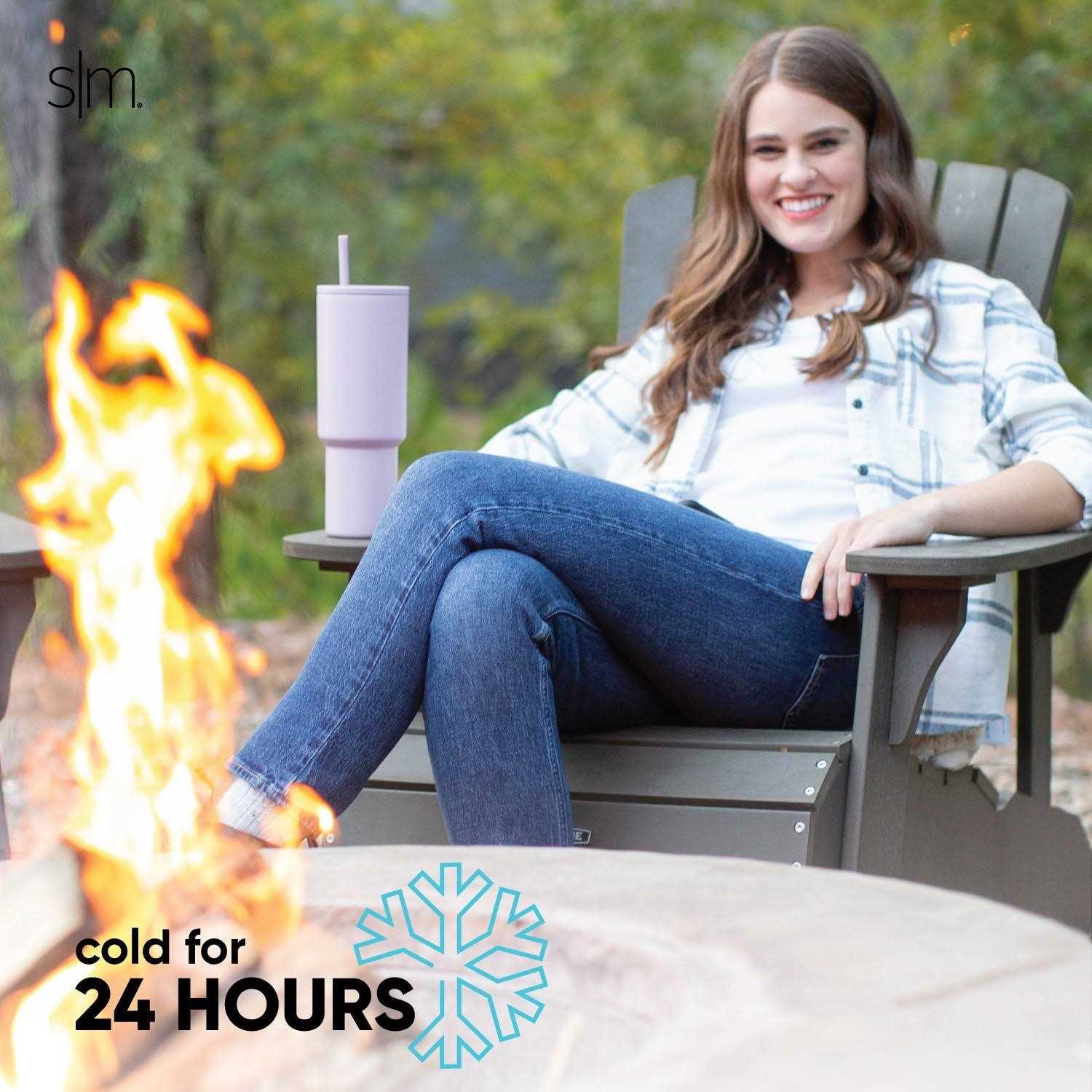 Simple Modern 40 oz Tumbler with Handle and Straw Lid - Image 4