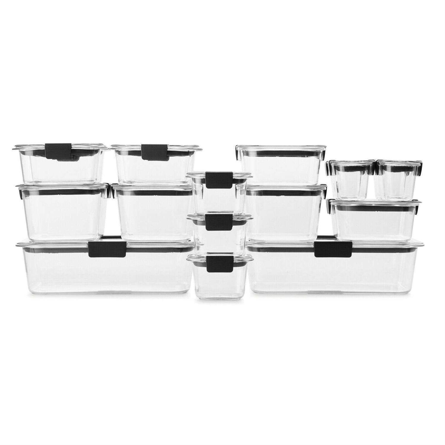 Rubbermaid Brilliance 36-Piece Food Storage Container Set