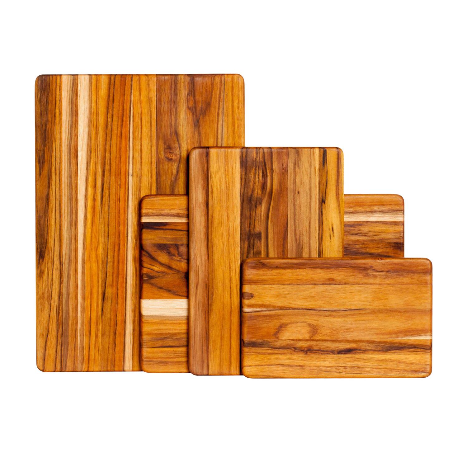 Teakhaus Edge Grain Teakwood Cutting Board with Hand Grips & Juice Canal - Image 5