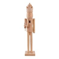 Unfinished Wood Nutcracker Decor by Make Market