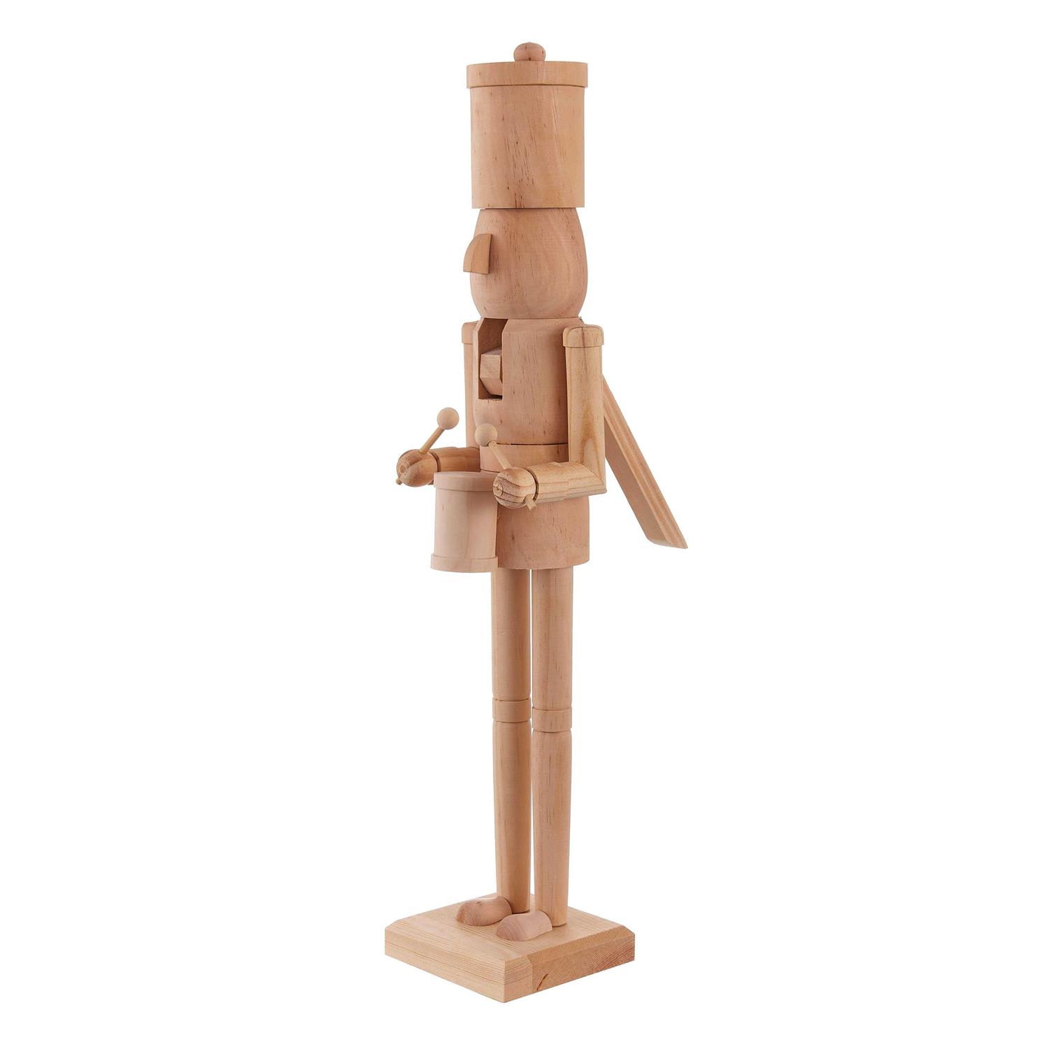 Unfinished Wood Nutcracker Decor by Make Market - Image 2