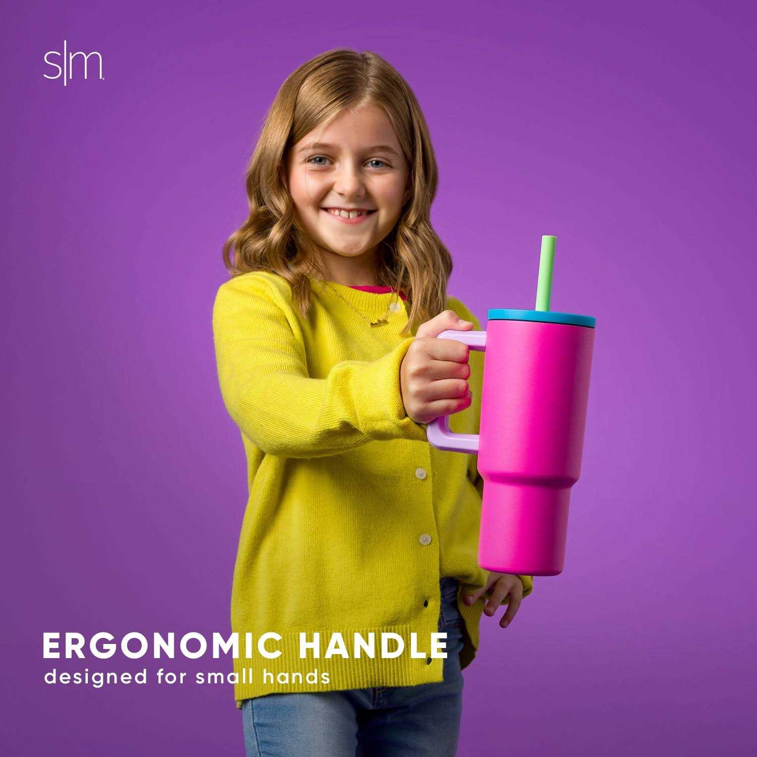 Simple Modern 24 oz Kids Tumbler with Handle and Spill Proof Lid - Image 4