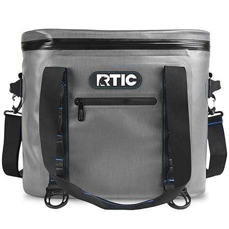 RTIC 30 Can Soft Pack Cooler, Blue / Grey Leakproof & Puncture Proof